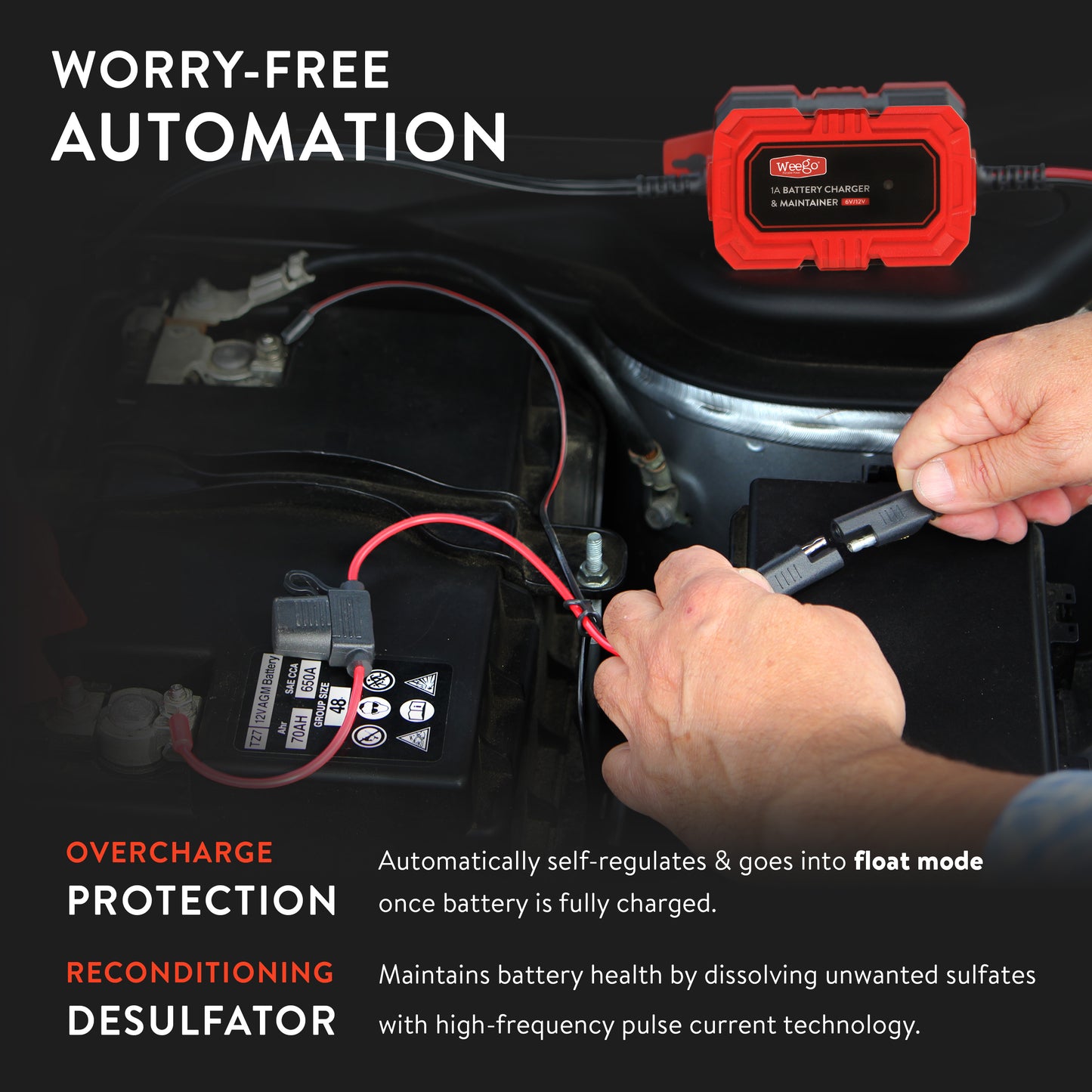 Battery Charger + Maintainer
