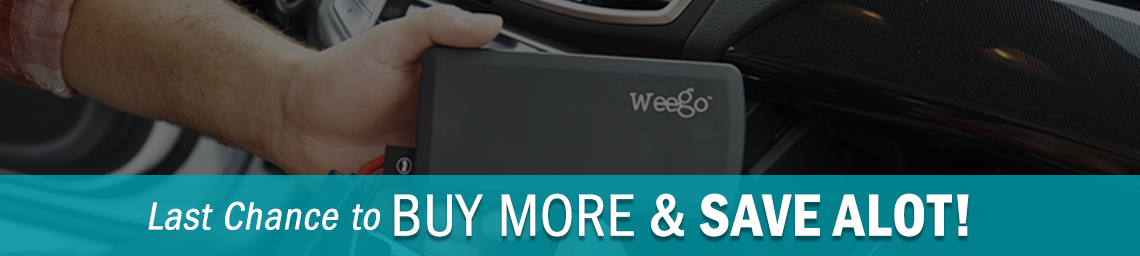 Weego Sale - Portable jump starters, portable cell phone chargers, accessories