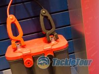 Weego 44 Smarty Clamps jump starting a battery display at ICAST 2016