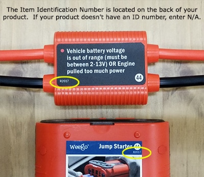 How to find your product's item identification number