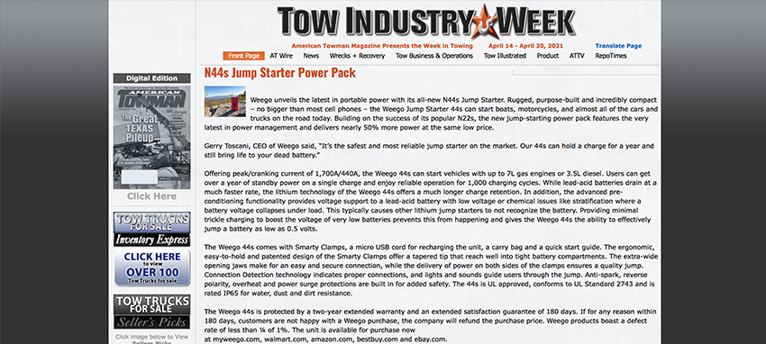 Tow Industry Week