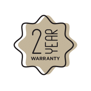 2-year Warranty Guarantee beige